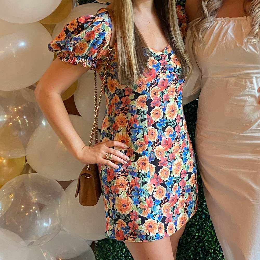 Puffy Sleeve Dress